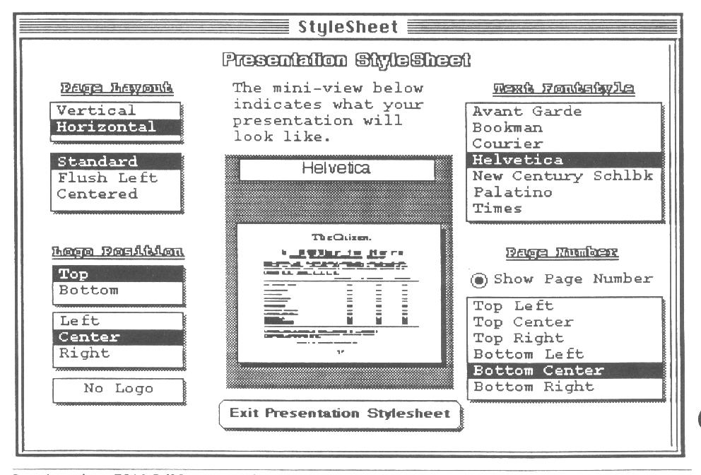 ESA design control panel