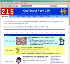 Cub Pack 215 demosite