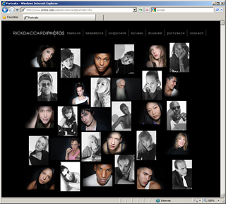 Portraits page