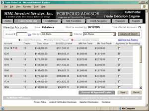 Portfolio Management Interface